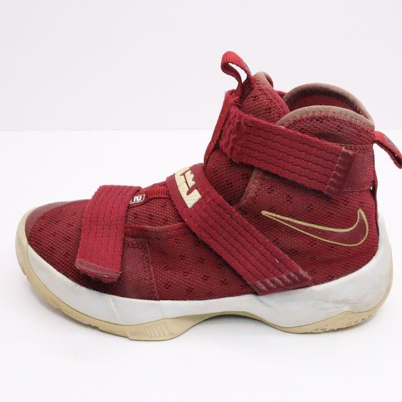 NIKE LEBRON SOLDIER BOYS 1Y CHILDRENS Maroon SHOES SNEAKERS 845122 - 668 - Picture 9 of 12